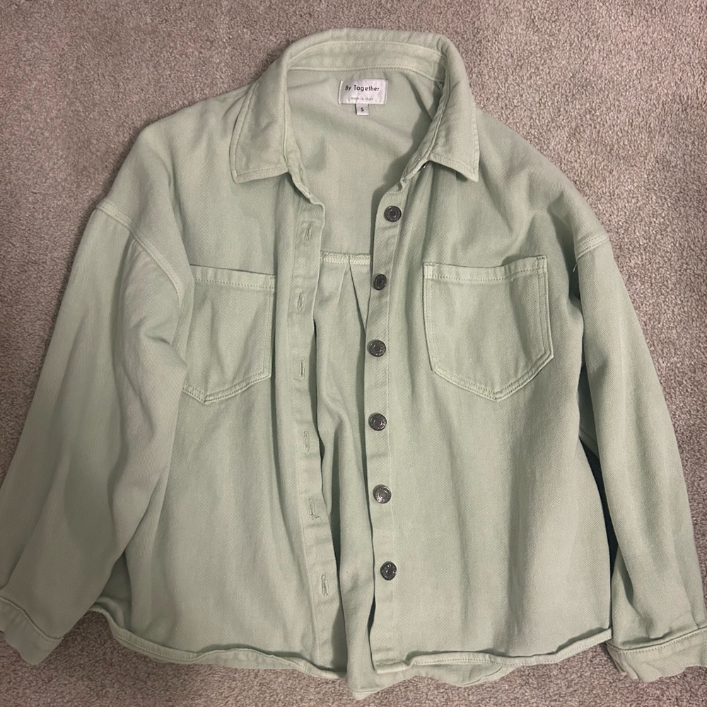 Light Green Jean Jacket